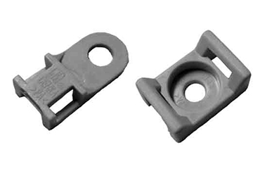 超耐熱結束バンド固定具(46ナイロン) DK(メロングリーン)(デンカエレクトロン品)